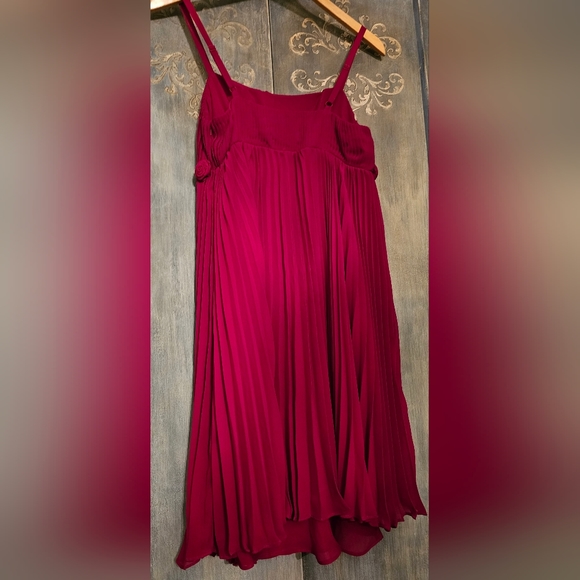 NICOLE by Nicole Miller Rose Buds Flouncy Pleated Dress (4) - Picture 9 of 12